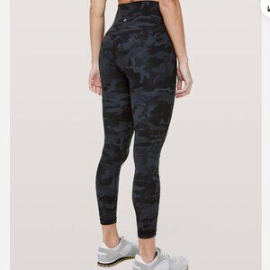 Lululemon Align Black Camo Leggings Size 6